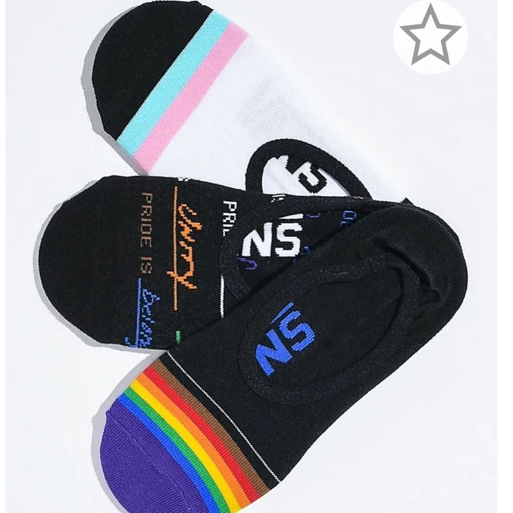 Vans Canoodle Pride 3-Pack Sock - Picture 2 of 6